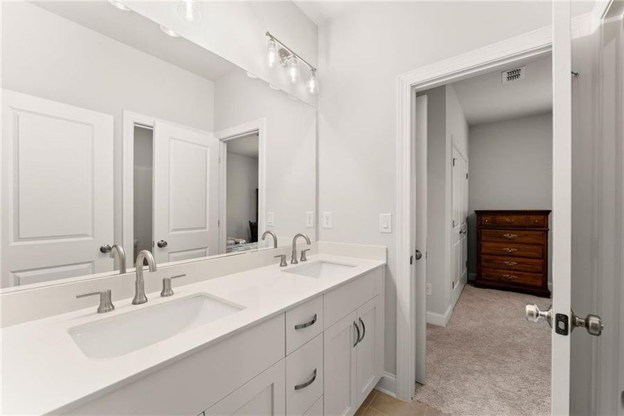 Furnished interior view inside a new home in Promenade at Sawnee Village, Cumming (Image 40).