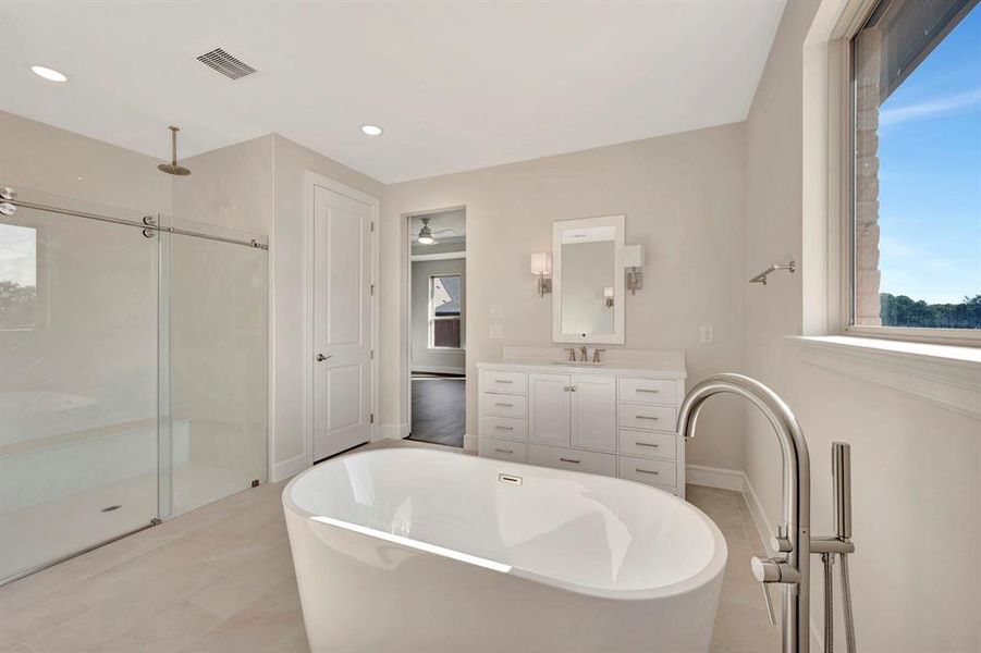 Furnished interior view inside a new home in Sterling Greene, Arlington (Image 34). Furnished interior view inside a new home in Sterling Greene, Arlington (Image 34).