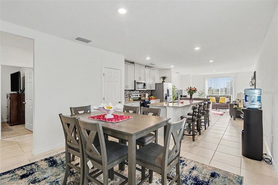 Furnished interior view inside a new home in Bradbury Creek - Classic Series, Haines City (Image 7).