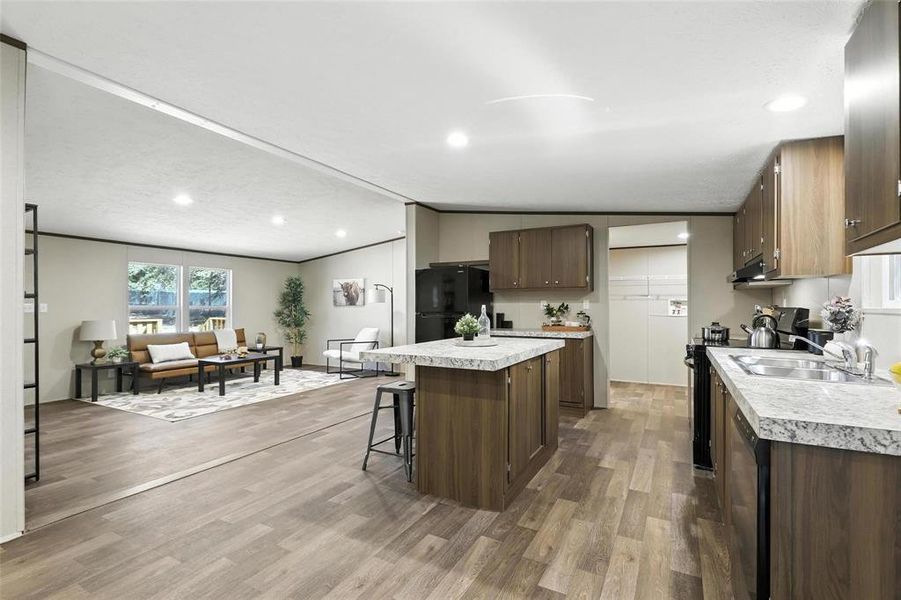 Furnished interior view inside a new home in , Azle (Image 9).