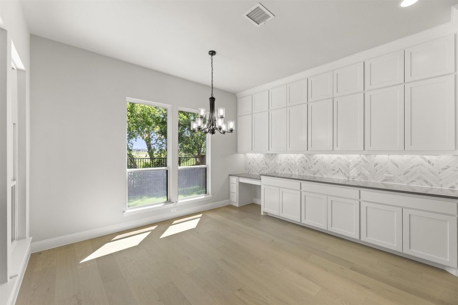 Representative unfurnished interior of a home built from the Wakefield by Windsor Homes in Nelson Lake Estates, Rockwall (Image 23).