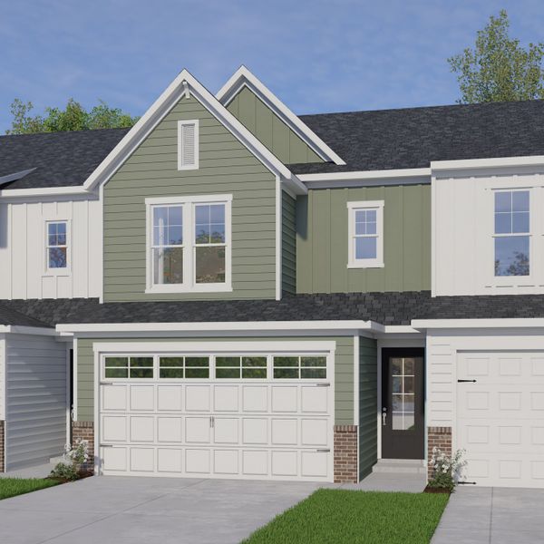 Representative exterior photo of a completed home built from the The Juniper by RobuckHomes in Kennebec Crossing, Angier, NC (Image 2).
