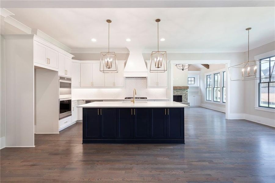 Furnished interior view inside a new home in , Marietta (Image 4).