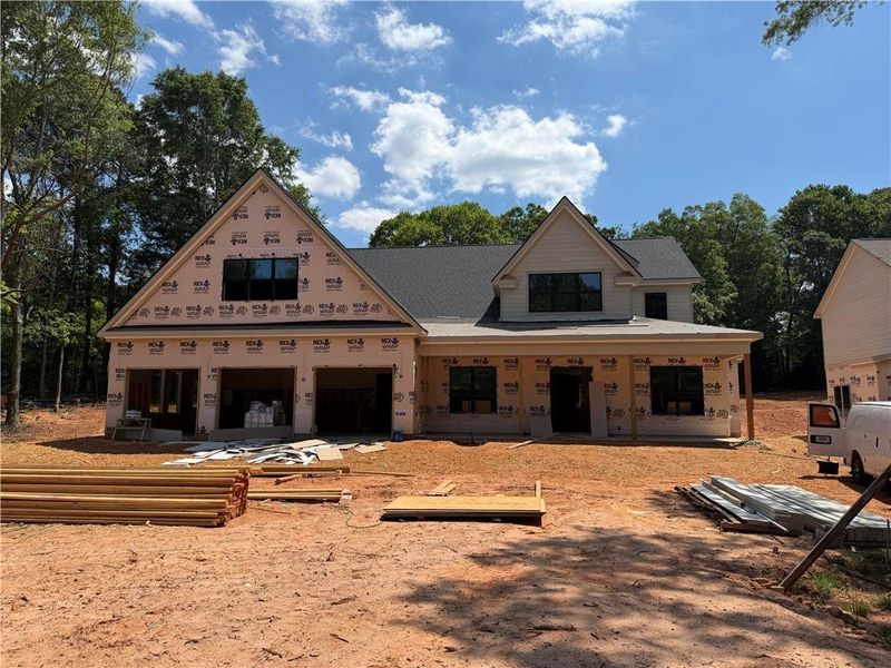 In-progress construction of a new home in , Buford, GA (Image 6). In-progress construction of a new home in , Buford, GA (Image 6).
