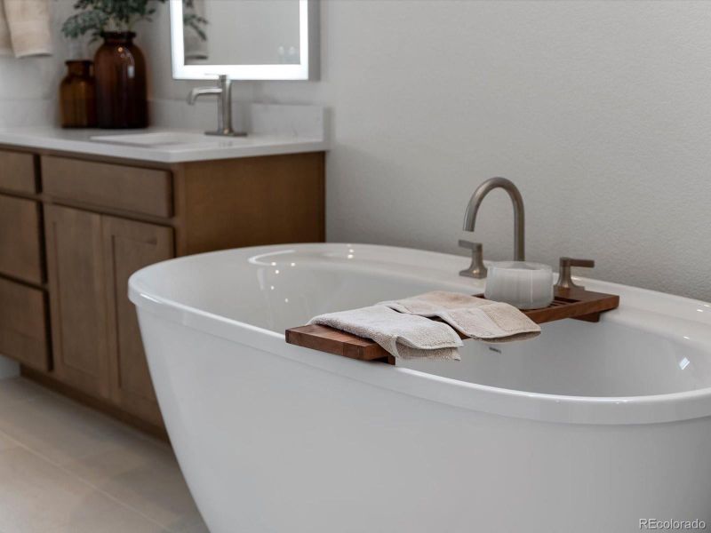 Close-up of interior finishes inside a home in Jackson Creek, Monument (Image 18).