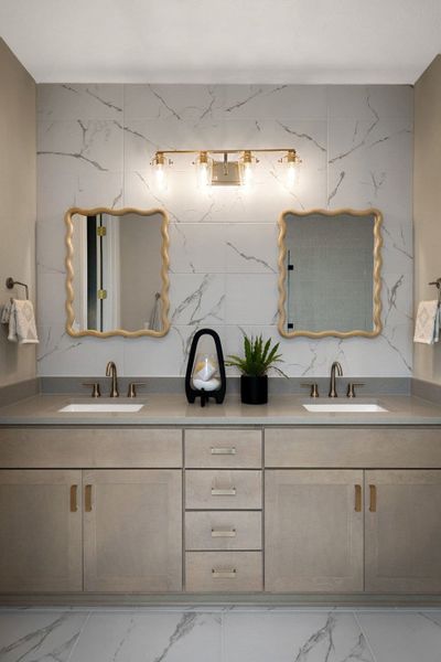 Furnished interior view inside a new home in Terrace Collection At Turner's Crossing, Buda (Image 41).