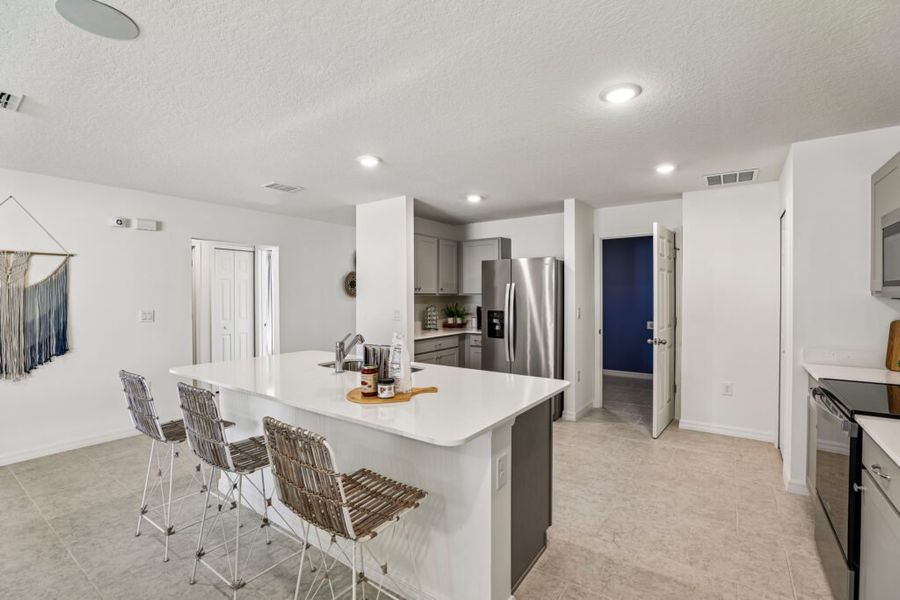 Representative furnished interior of a home built from the Sylvester by Holiday Builders in Citrus Springs, Citrus Springs (Image 10).