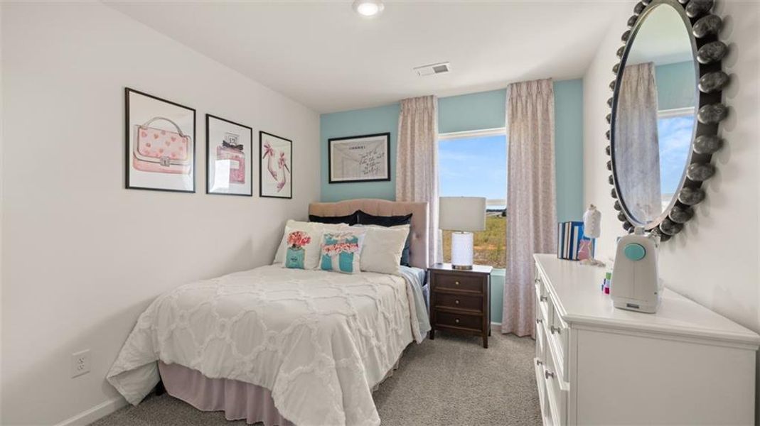 Furnished interior view inside a new home in The Gables at Agricultural Village, Perry (Image 39). Furnished interior view inside a new home in The Gables at Agricultural Village, Perry (Image 39).