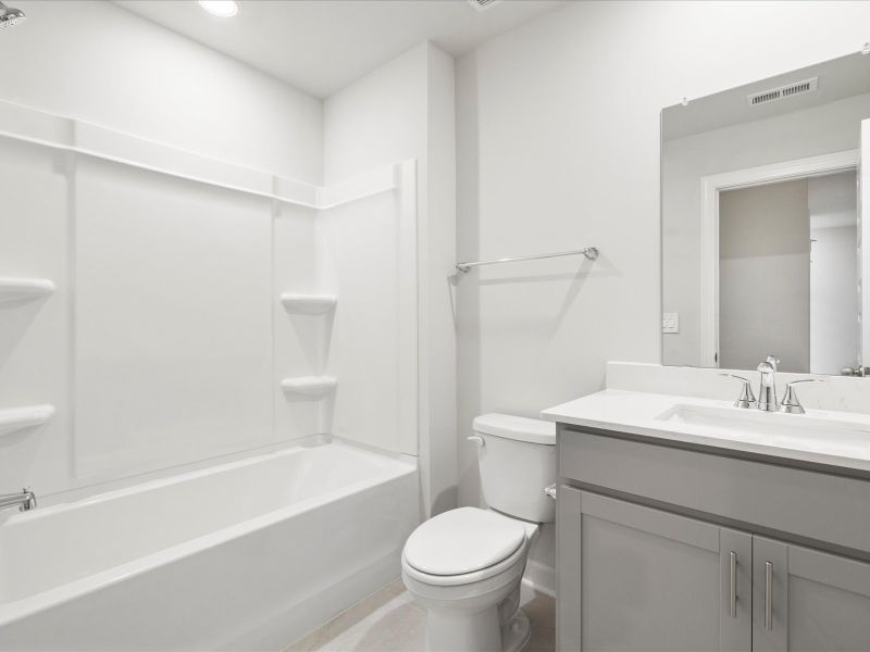 Furnished interior view inside a new home in Valentine Townes, Greer (Image 7).