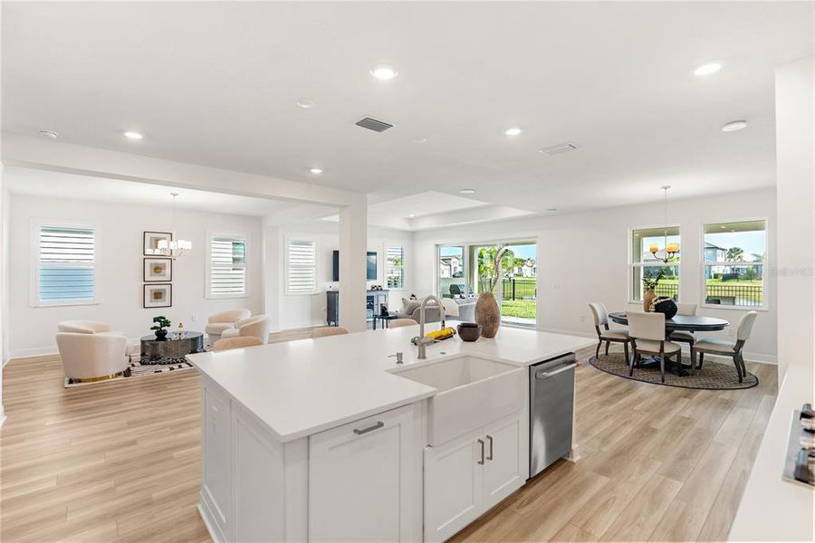 Furnished interior view inside a new home in Sweetwater at Lakewood Ranch, Bradenton (Image 14). Furnished interior view inside a new home in Sweetwater at Lakewood Ranch, Bradenton (Image 14).