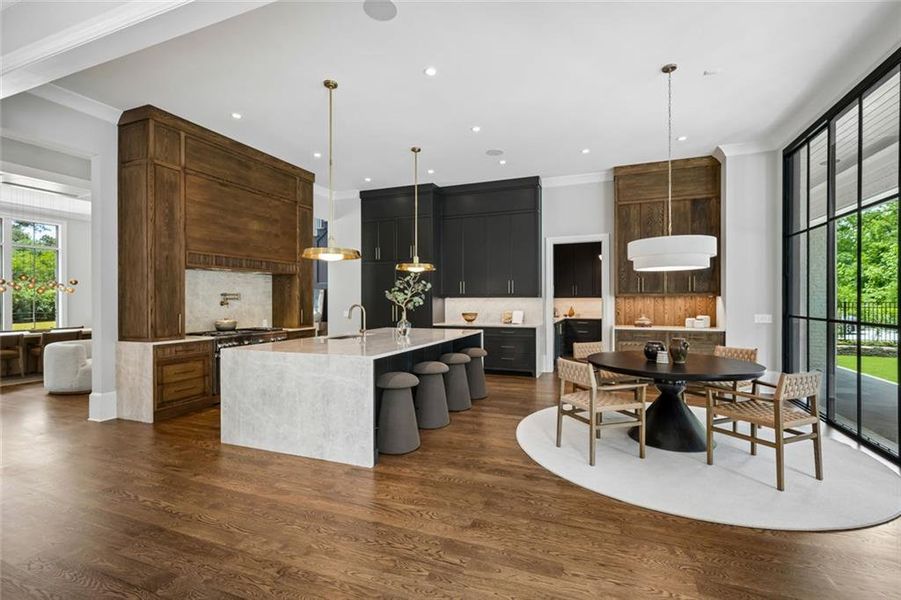 Furnished interior view inside a new home in , Atlanta (Image 12).
