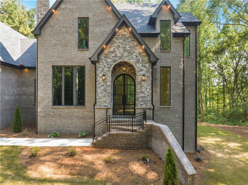 Front exterior of a new home in , Commerce, GA, highlighting curb appeal (Image 29).