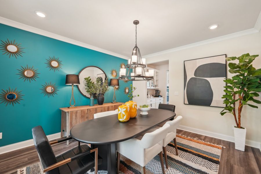 Furnished interior view inside a new home in Bennett Farm, Loganville (Image 8).