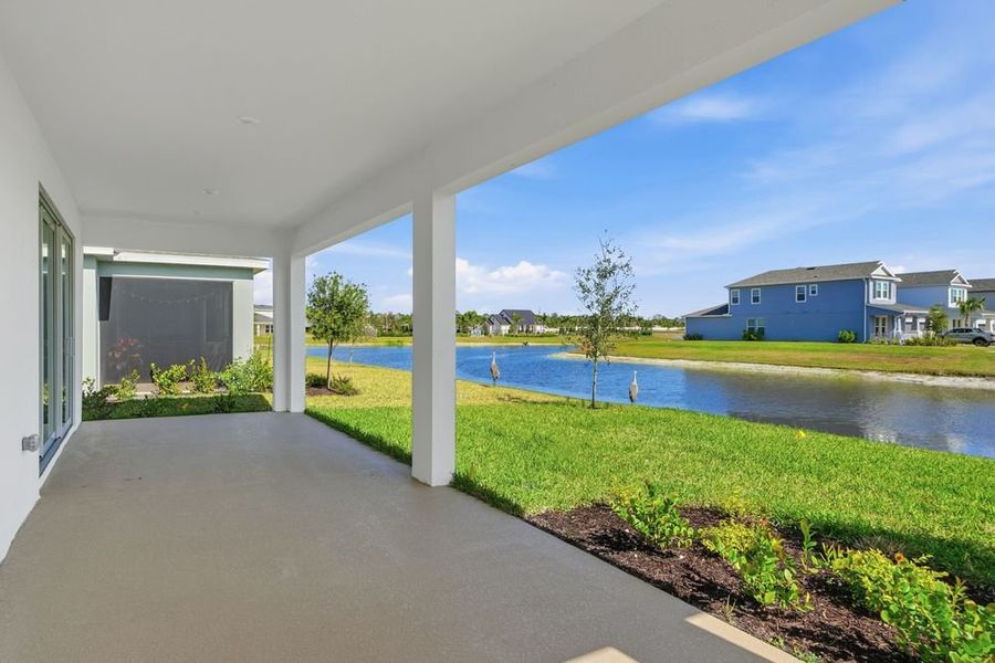 Exterior details and patio area of a home in Veranda Oaks, Port St. Lucie (Image 2). Exterior details and patio area of a home in Veranda Oaks, Port St. Lucie (Image 2).