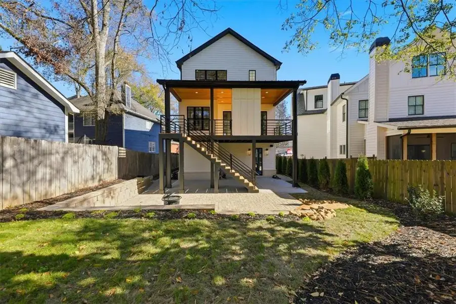 Exterior details and patio area of a home in , Brookhaven (Image 3). Exterior details and patio area of a home in , Brookhaven (Image 3).