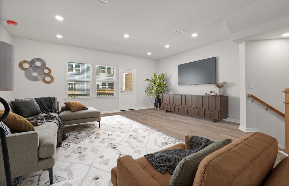 Representative furnished interior of a home built from the Broxton by Pulte Homes in Mailman Post, Knightdale (Image 10).
