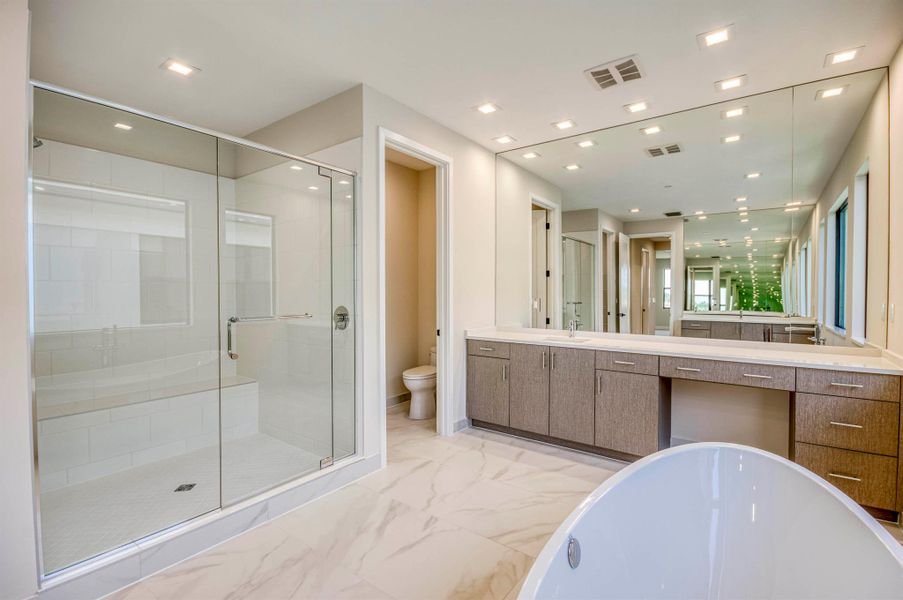 Furnished interior view inside a new home in Apex at Avenir, Palm Beach Gardens (Image 30).