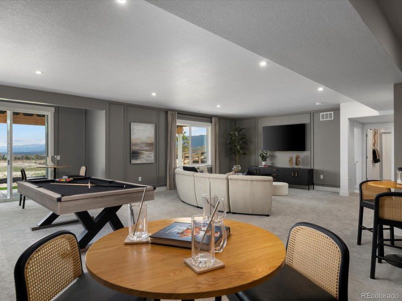 Furnished interior view inside a new home in Jackson Creek, Monument (Image 12).