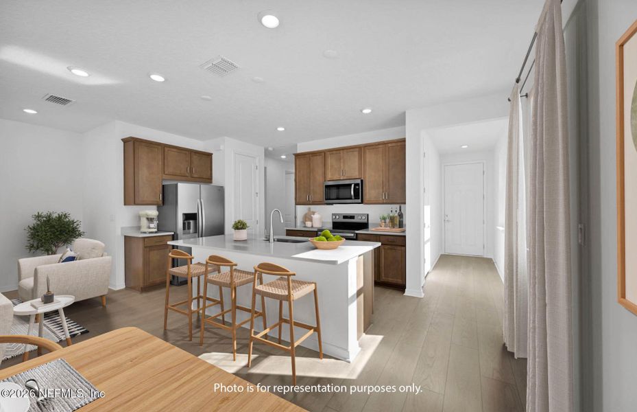 Furnished interior view inside a new home in Murray Farms, Middleburg (Image 9).