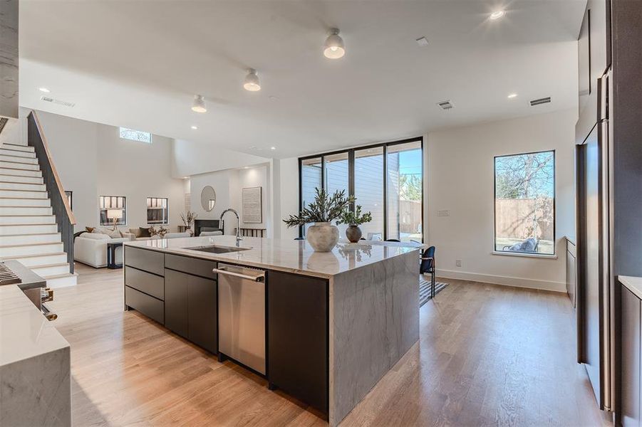 Furnished interior view inside a new home in , Dallas (Image 6).
