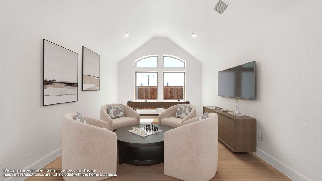 Furnished interior view inside a new home in Cambridge Crossing, Celina (Image 8).