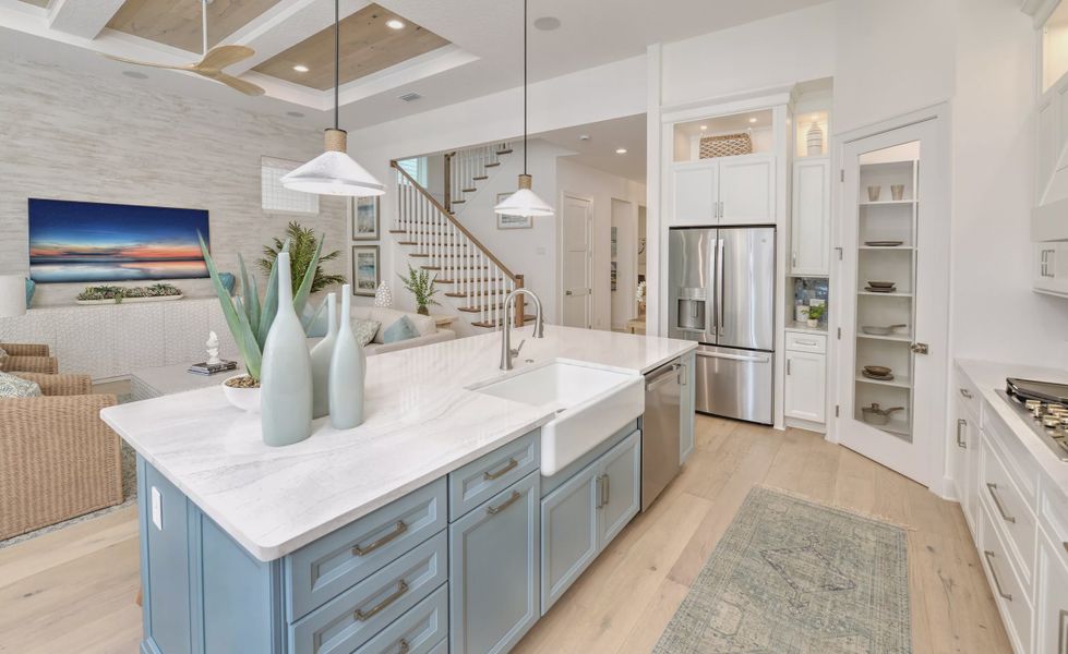 Furnished interior view inside a new home in Nocatee, Ponte Vedra (Image 7).