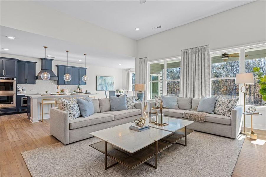 Furnished interior view inside a new home in Echo Grove, Cumming (Image 24).