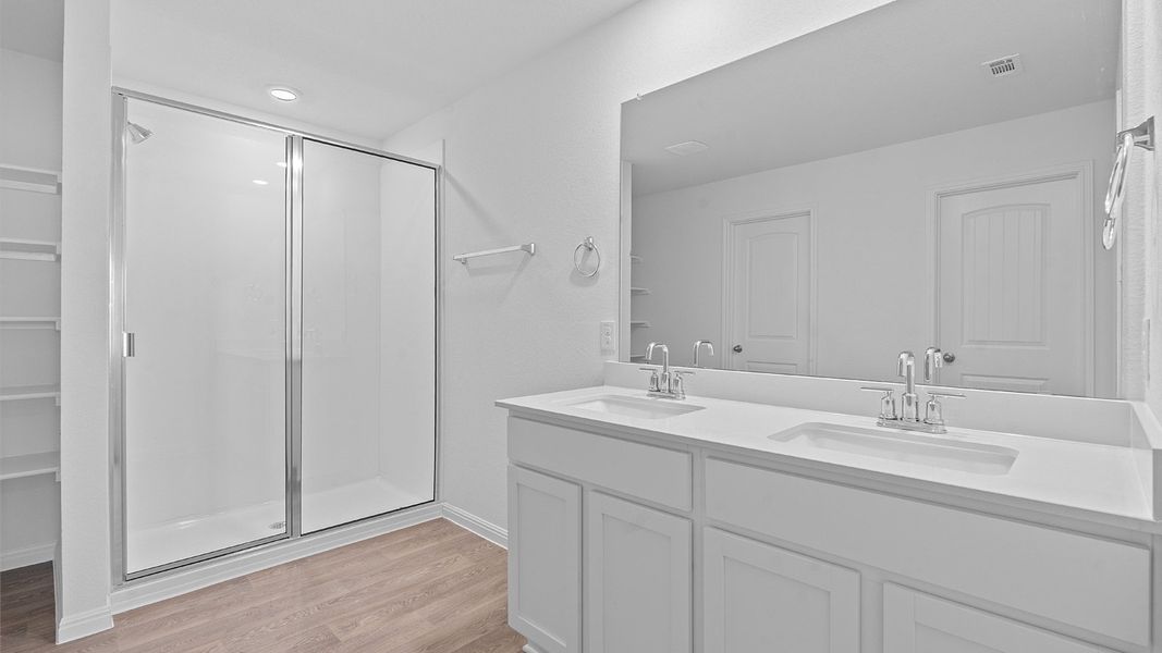 Furnished interior view inside a new home in Carillon, Manor (Image 8).