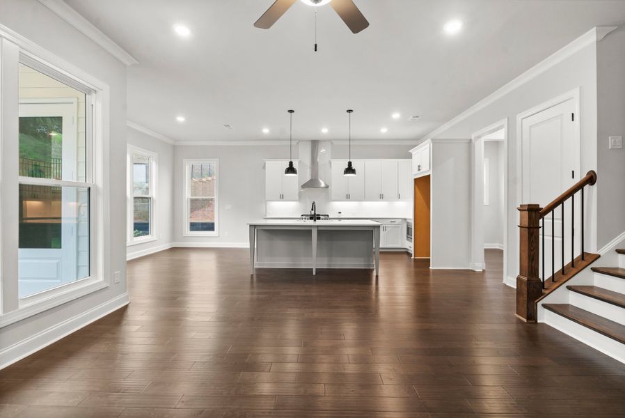 Representative furnished interior of a home built from the The Cameron by The Providence Group in Palisades Single Family, Cumming (Image 5).