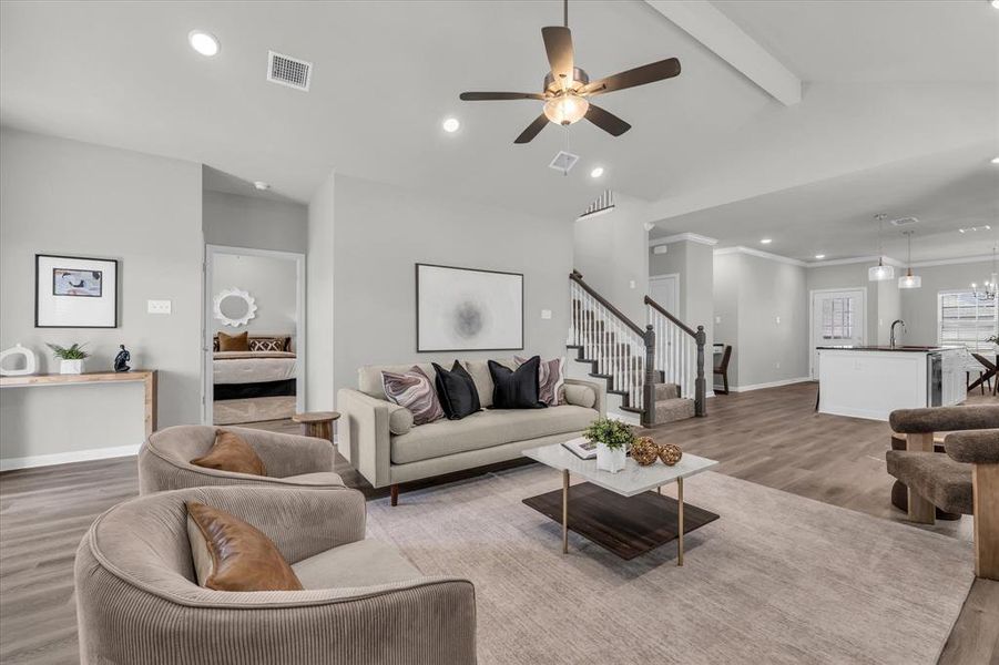 Furnished interior view inside a new home in , McGregor (Image 32).