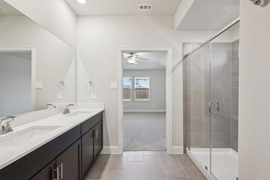 Furnished interior view inside a new home in Simpson Crossing - Signature Series, McKinney (Image 11). Furnished interior view inside a new home in Simpson Crossing - Signature Series, McKinney (Image 11).