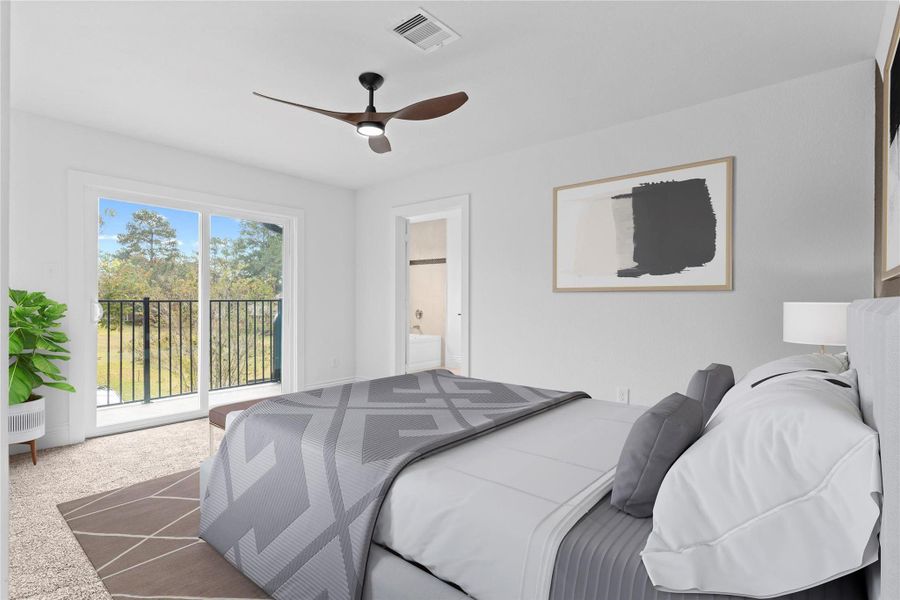 The primary bedroom is bright and serene with soft natural light and plenty of room for your favorite furniture layout. It feels like a peaceful place to begin and end each day. *Virtually staged* The primary bedroom is bright and serene with soft natural light and plenty of room for your favorite furniture layout. It feels like a peaceful place to begin and end each day. *Virtually staged*