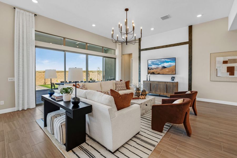 Greatroom- Mountain View Ranch Model