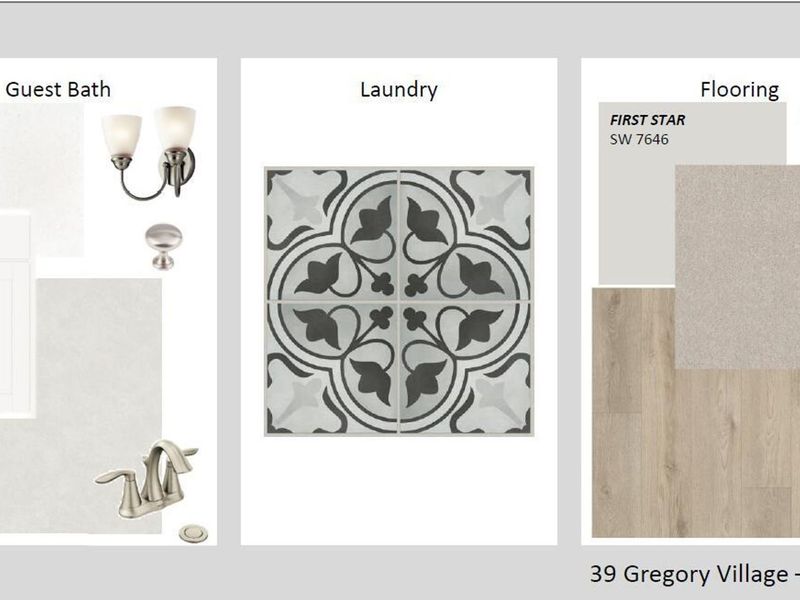 Sample of building materials used in homes in Gregory Village, Lillington (Image 30).