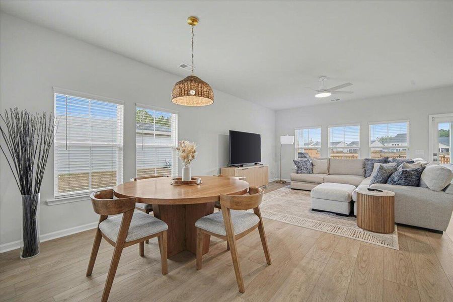 Furnished interior view inside a new home in Heron's Walk at Summers Corner, Summerville (Image 6).