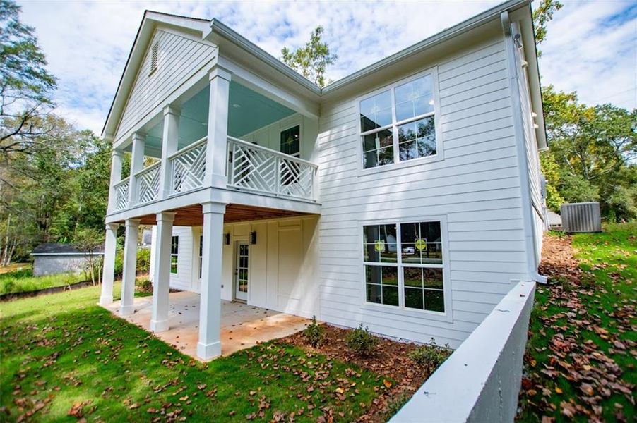 Exterior details and patio area of a home in , Bowdon (Image 34). Exterior details and patio area of a home in , Bowdon (Image 34).