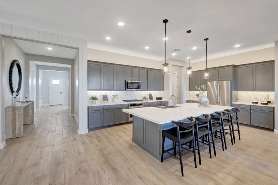Representative furnished interior of a home built from the Violet by Mattamy Homes in White Tank Vistas, Waddell (Image 23).