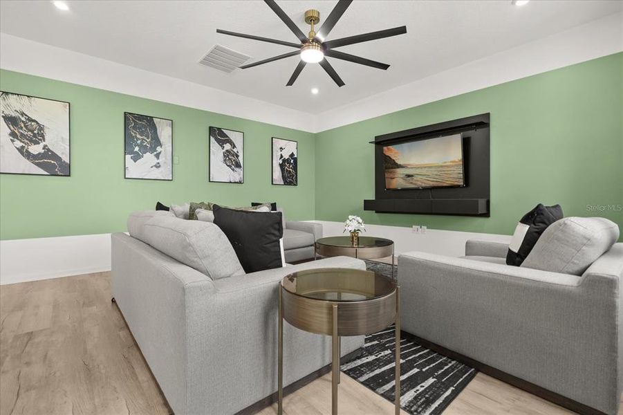 Furnished interior view inside a new home in , Kissimmee (Image 17). Furnished interior view inside a new home in , Kissimmee (Image 17).