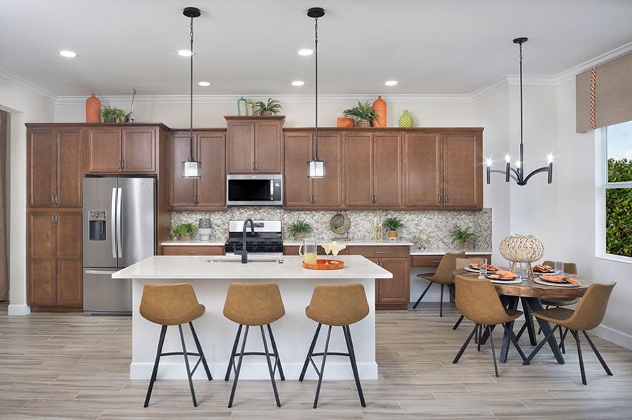 Furnished interior view inside a new home in Westlake, Loxahatchee (Image 6).