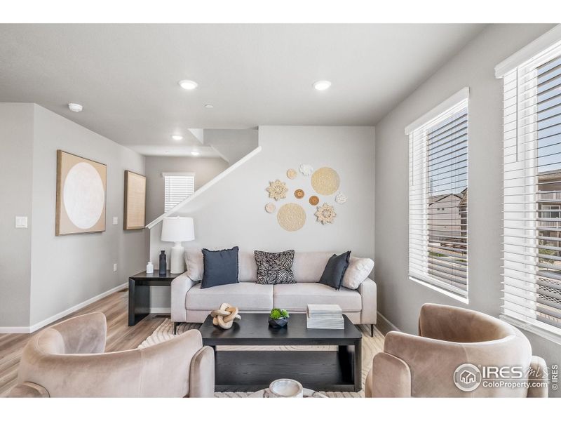 Furnished interior view inside a new home in , Johnstown (Image 35). Furnished interior view inside a new home in , Johnstown (Image 35).