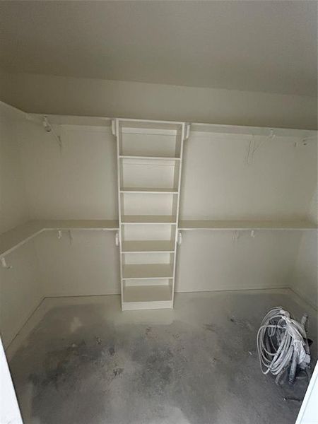 View of spacious closet