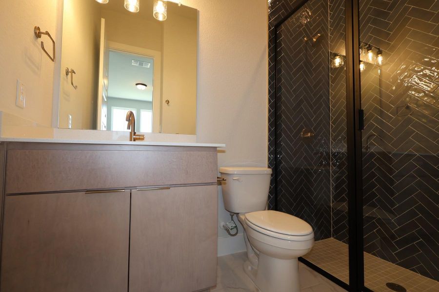 Furnished interior view inside a new home in Lariat, Liberty Hill (Image 10).