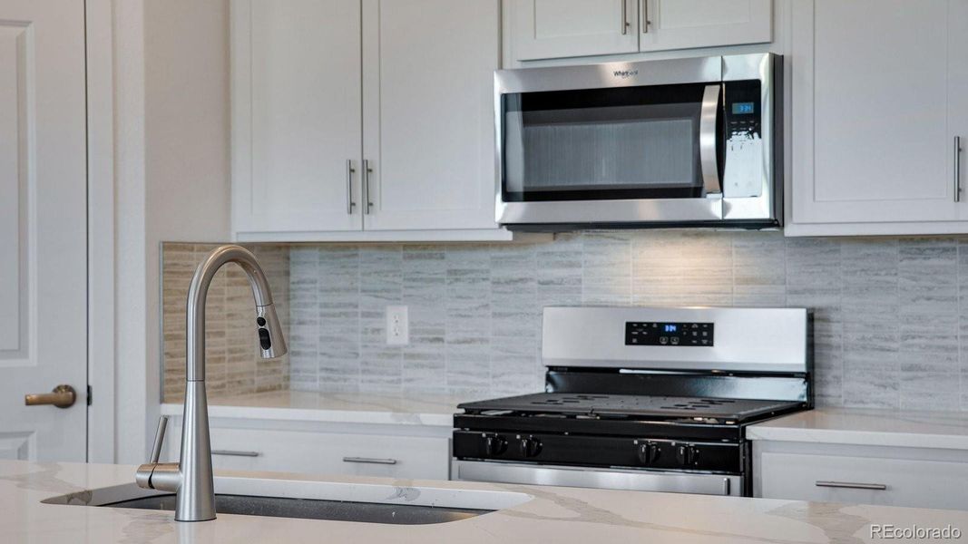Close-up of interior finishes inside a home in Trails at Crowfoot, Parker (Image 17).
