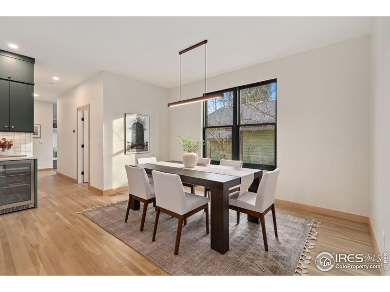 Light Filled Dining Room