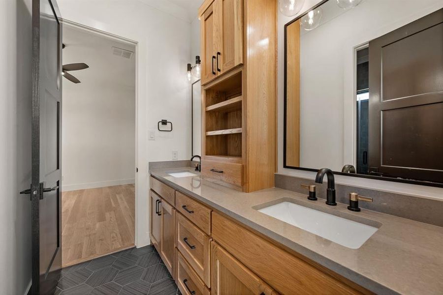 Furnished interior view inside a new home in Montclair, Prosper (Image 11). Furnished interior view inside a new home in Montclair, Prosper (Image 11).