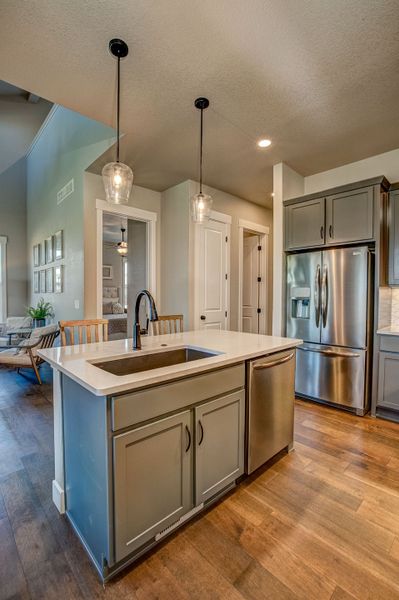 Representative furnished interior of a home built from the The Avalon by Landmark Homes in Vernazza, Windsor (Image 12).