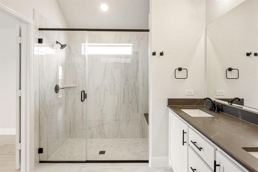 Furnished interior view inside a new home in Devonshire, Forney (Image 11).