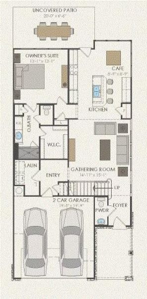 Pulte Homes, Harrison floor plan