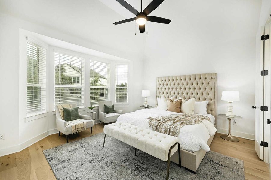 Representative Primary Bedroom - some options shown