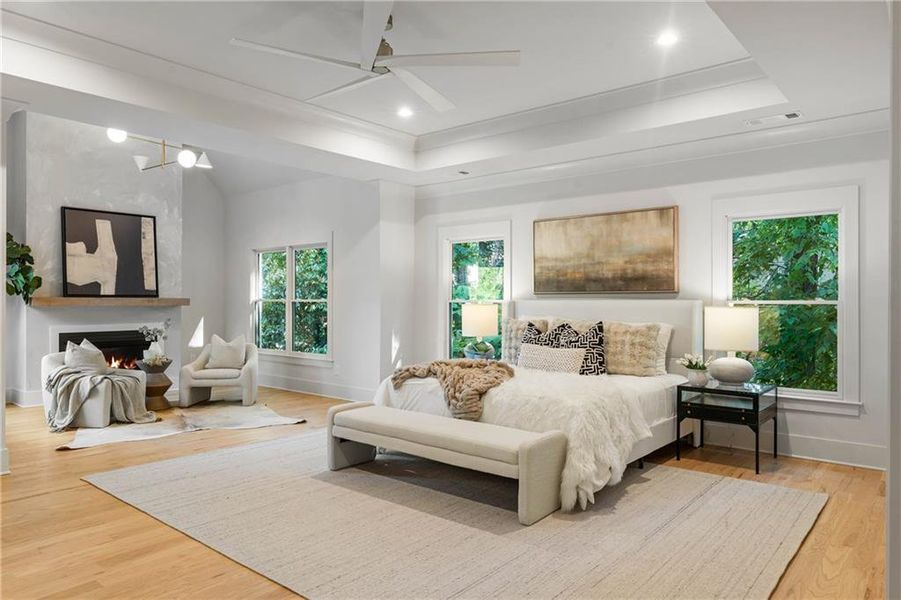 Furnished interior view inside a new home in , Marietta (Image 50).
